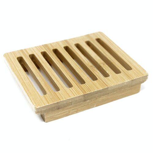 WSoapD-13 - Hemu Wood Soap Dish - Box - Sold in 6x unit/s per outer