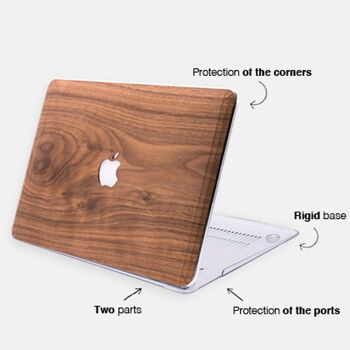 Étui en bois d'érable pour MacBook Pro 13 po 4