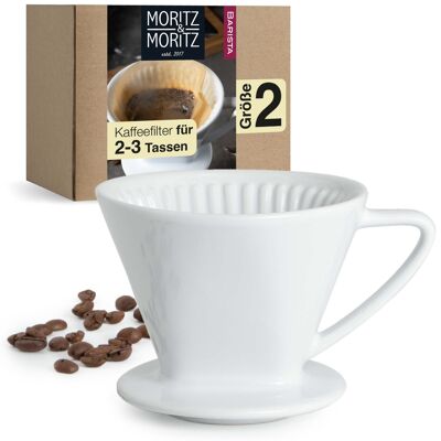 Moritz & Moritz Coffee Dripper Ceramic Size 2 MM89