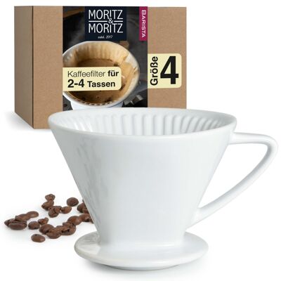 Moritz & Moritz Coffee Dripper Ceramic Size 4 MM90