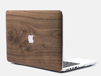 Boîtier en bois de noyer pour MacBook Pro 13 " 1