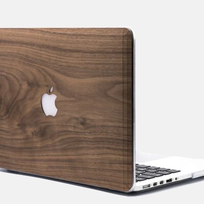 Carcasa MacBook Pro 13" madera Nogal