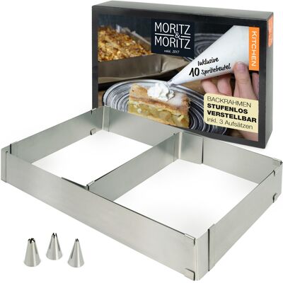 Moritz & Moritz Baking Frame - Fully Adjustable - 20x13x2in (max) MM424