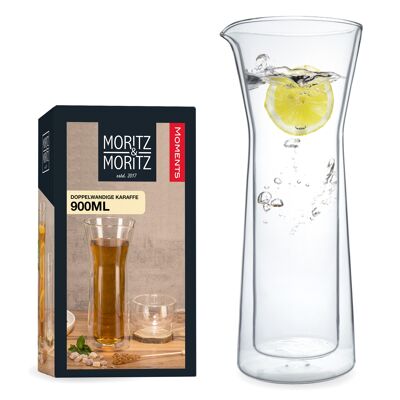 Moritz & Moritz Glass Carafe Heat Resistant 900 ml MM613