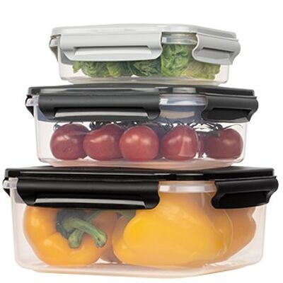 Moritz & Moritz Set of 3 Food Storage Containers with Lid MM634
