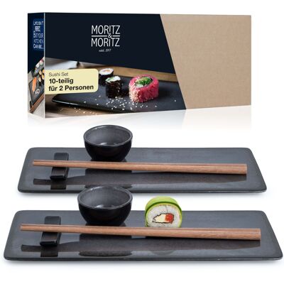 Moritz & Moritz Sushi dishes set for 2 persons - 10 parts MM2248