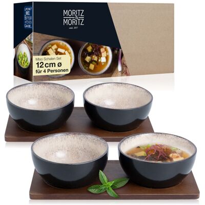 Moritz & Moritz 4x Miso Bowl Set 12 cm Ø MM2257