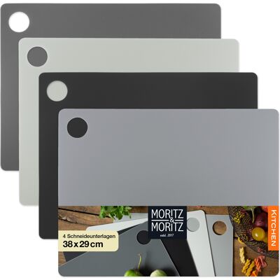 Moritz & Moritz 4 x Kitchen Cutting Mat - 38 x 29 cm  MM3601