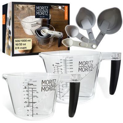 Moritz & Moritz Cup Measuring Jug 1 l & 0.5 l MM3640