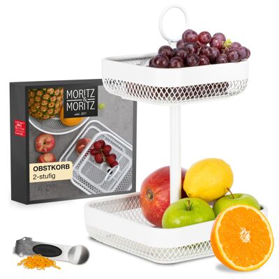 Moritz & Moritz Fruit Etagere white Metal  MM3847