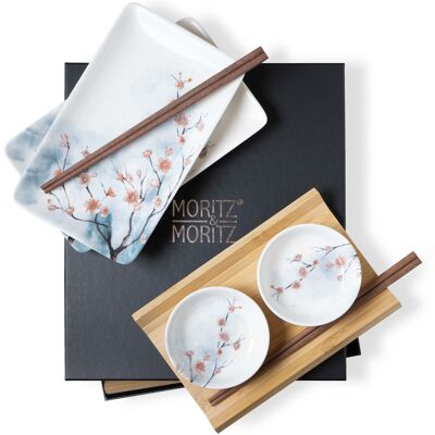 Moritz & Moritz Sushi Tableware Set for 2 People - 10 Parts MM3979