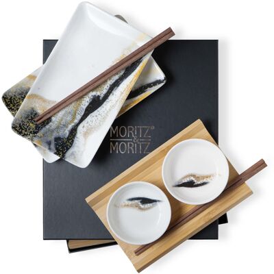 Moritz & Moritz Sushi Tableware Set for 2 People - 10 Parts MM3994