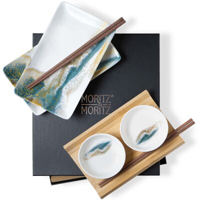 Moritz & Moritz Sushi Tableware Set for 2 People - 10 Parts MM3997
