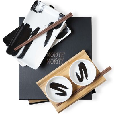 Moritz & Moritz Sushi Tableware Set for 2 People - 10 Parts MM4003