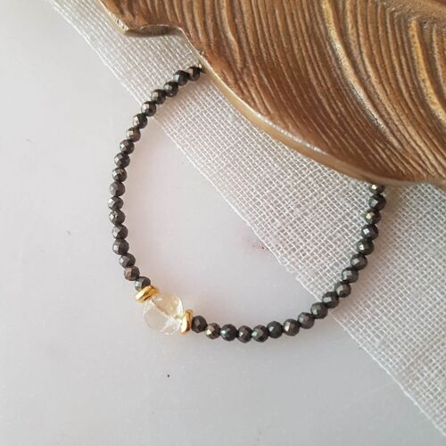 Bracelet Pyrite, Citrine - Bala