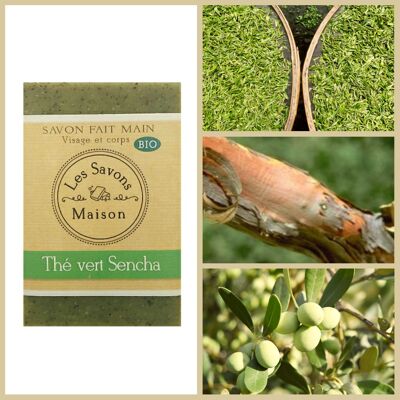 Sencha green tea soap