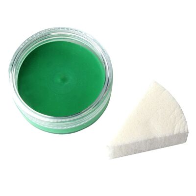 Premium Aqua Make Up Grün 14g mit passenden Schwamm
