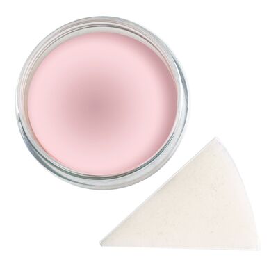 Premium Aqua Make Up Pearl Pink 14g con esponja a juego