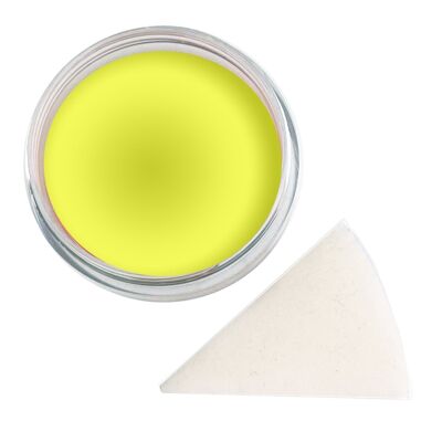 Premium Aqua Make Up UV Yellow 14g with matching sponge