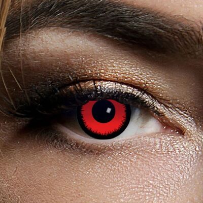 Contact lenses Angelic Red 3 months, Halloween zombie vampire