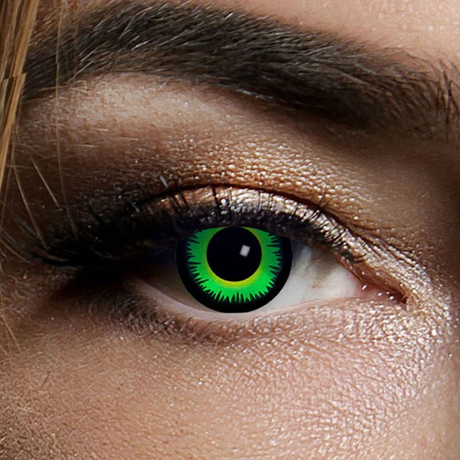 Lentilles de contact Green Wolf 3 mois