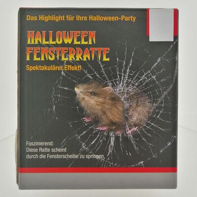 Rat de fenêtre Halloween 2 parties