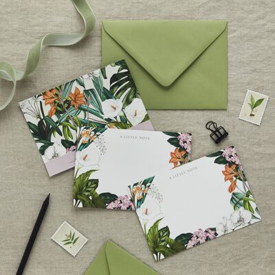 Palm House Tropics - Notecards-Packung mit 6 Stück