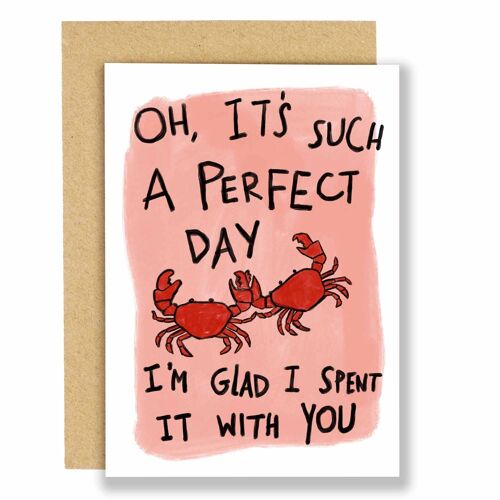 greeting card- Cute Crabs