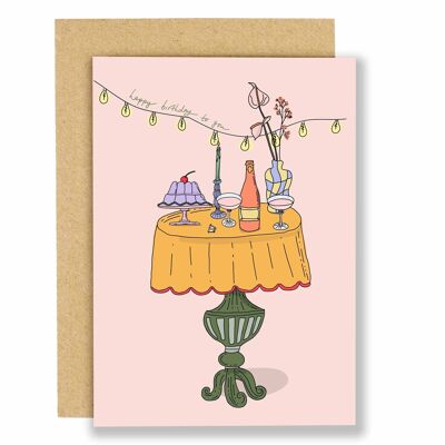 Carte d'anniversaire - Luxe anniversaire