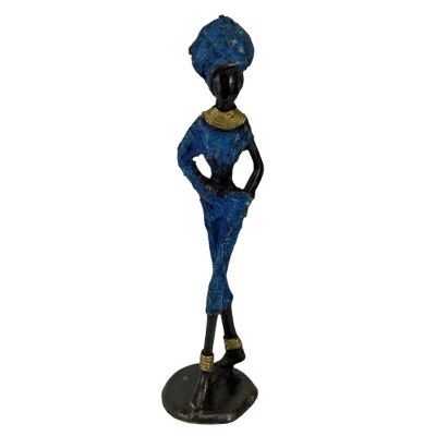 Bronze-Skulptur "Femme élégante" | 16 cm | by Adama Ouedraogo | Unikate verschiedene Farben