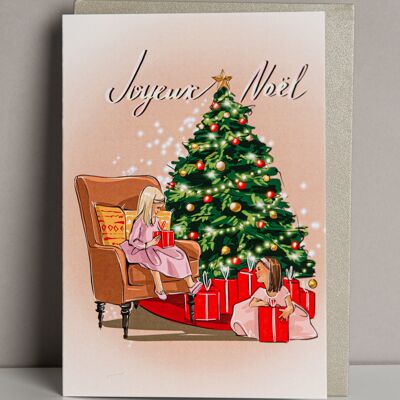 merry christmas greeting card