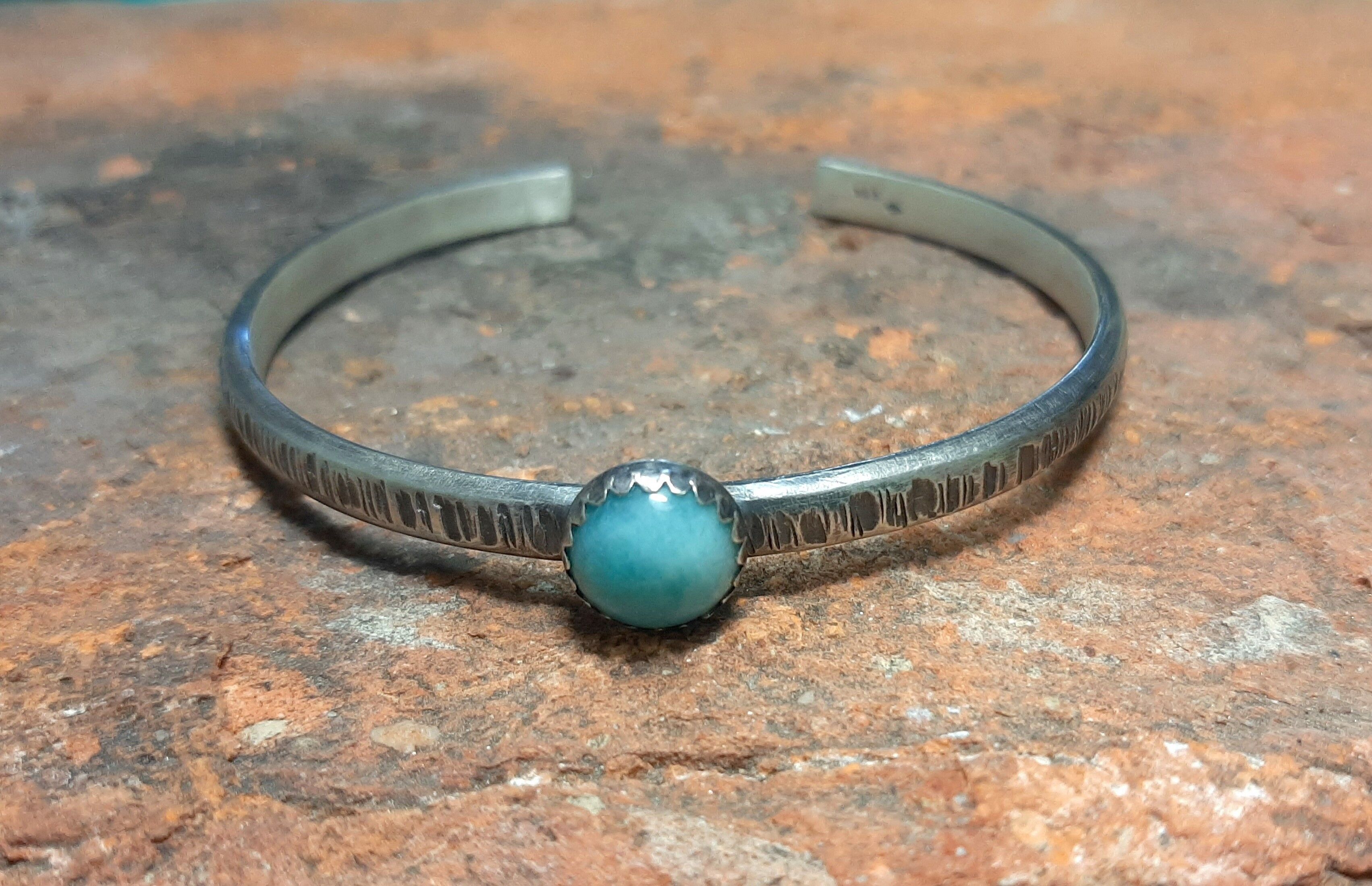 Bracciale Etnico Awa Amazonite Argento 925