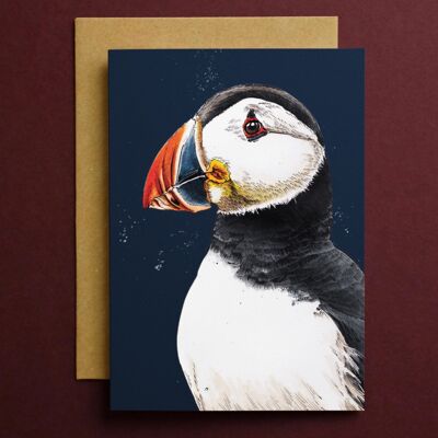 Clive The Puffin Art Cards