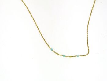 Collier Amazonite, collier en argent sterling. 6