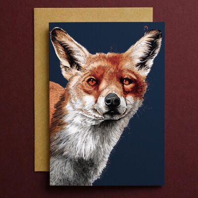 Les cartes d'art de renard