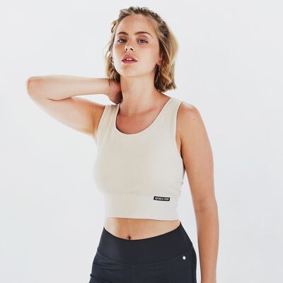 Caprera Sport-Tanktop Beige