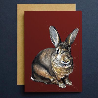 Meg The Bunny Kunstkarten
