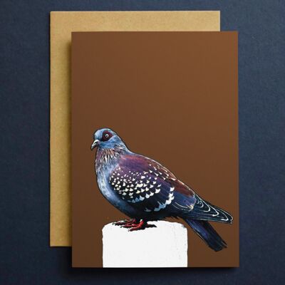 Cartes d'art du pigeon