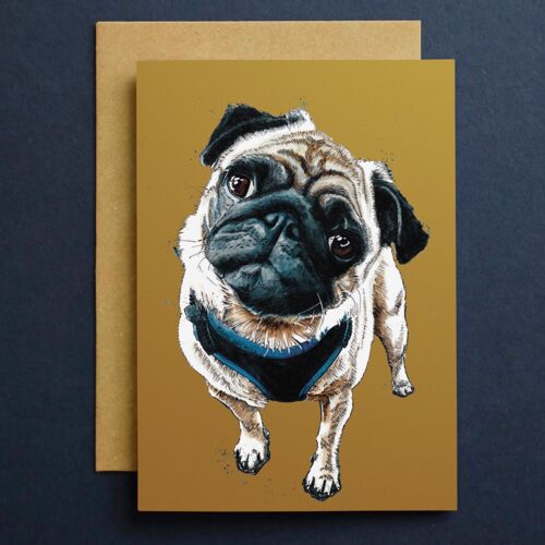 Teddy The Pug Art Cards