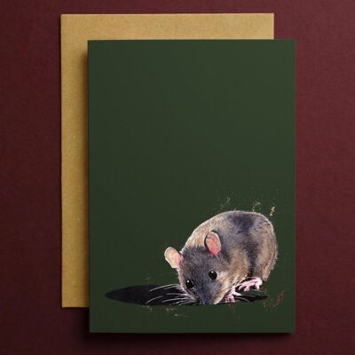 Cartes d'art de la souris des bois