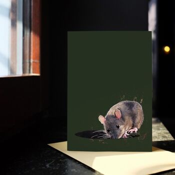 Cartes d'art de la souris des bois 4