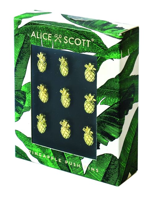 Alice Scott Pineapple Push Pins