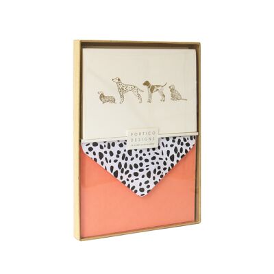 Tarjetas en caja con diseño de perro "Best In Show"