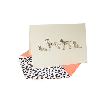 Cartes de correspondance en boîte avec le motif de chien « Best In Show » 2