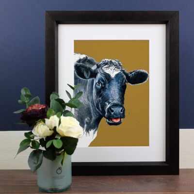 Die Kuh A4 Kunstdrucke