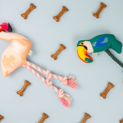 Emily Brooks Flamingo Pet Toy