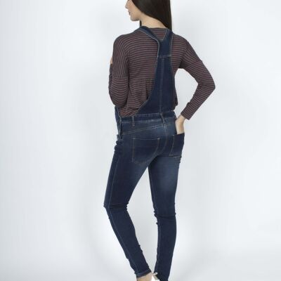 Salopette maternity in jeans