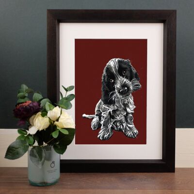 Rosie The Cocker Spaniel A4: láminas artísticas