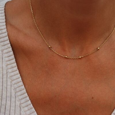 Silver 925 necklace, dainty minimalist necklace.