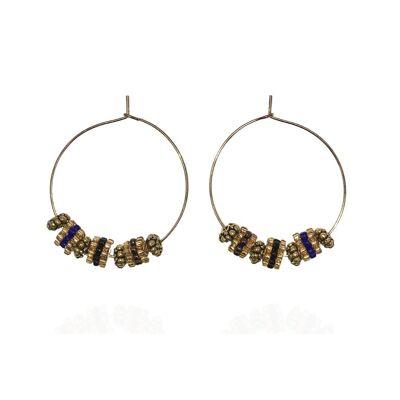 Maya Majorelle hoop earrings